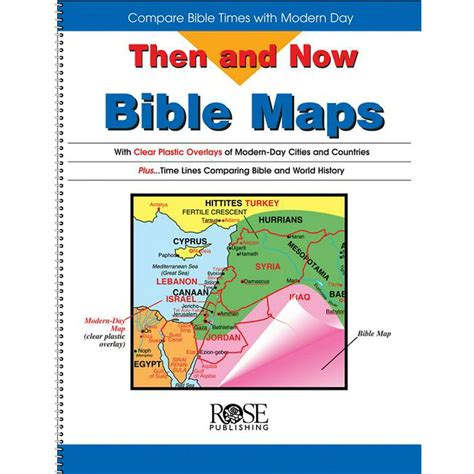 Then and Now Bible Maps Compare Bible Times with Modern Day Kindle Editon