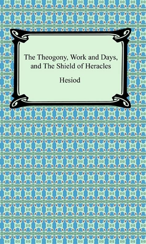 Theogony And Works And Days Ebook Epub