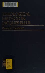 Theological Method In Jacques Ellul Doc