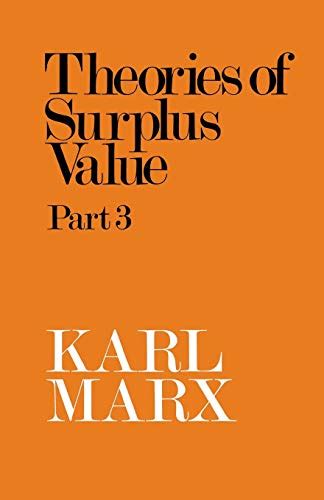 Theories of Surplus Value Part 3 Kindle Editon