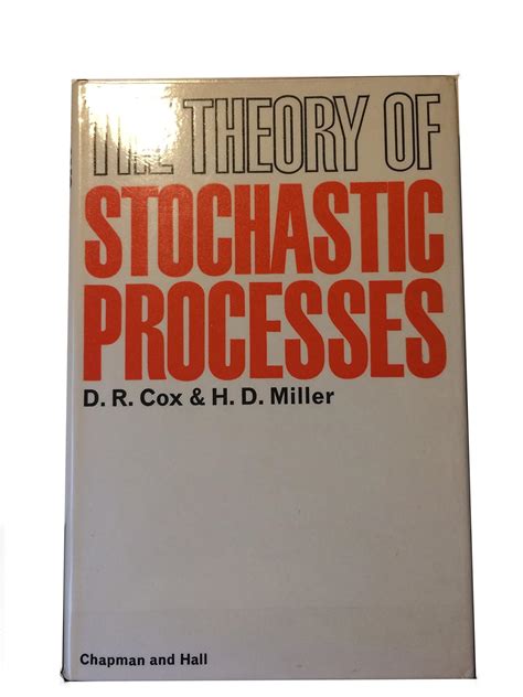 Theory Of Stochastic Processes Cox Miller Ebook PDF