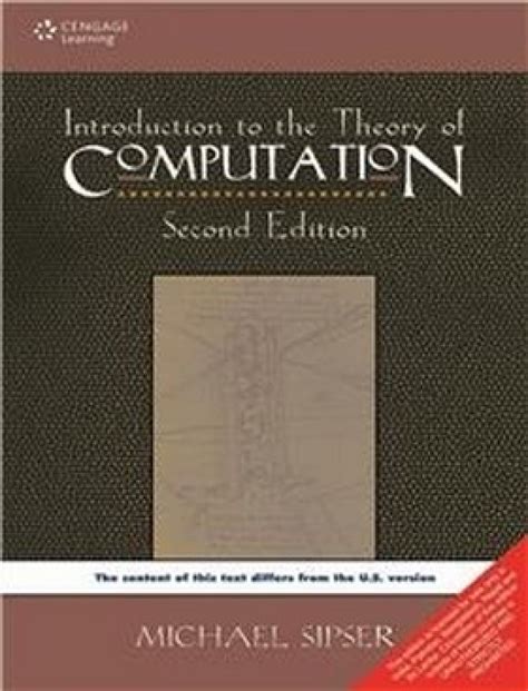 Theory of Computation 2nd Revised Edition Epub
