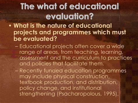 Theory of Educational Evaluation Epub