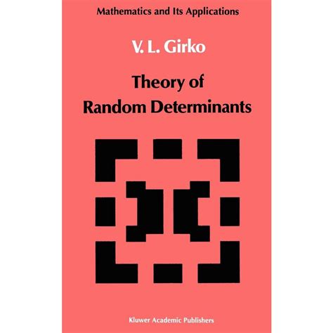 Theory of Random Determinants PDF