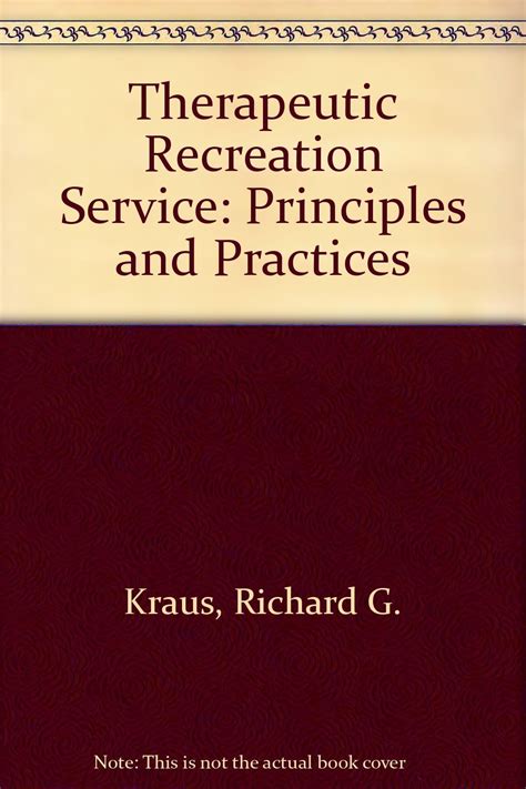 Therapeutic Recreation Service Principles and Practices Reader