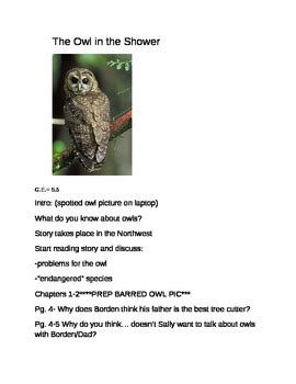 Theres A Owl In The Shower Test Ebook PDF