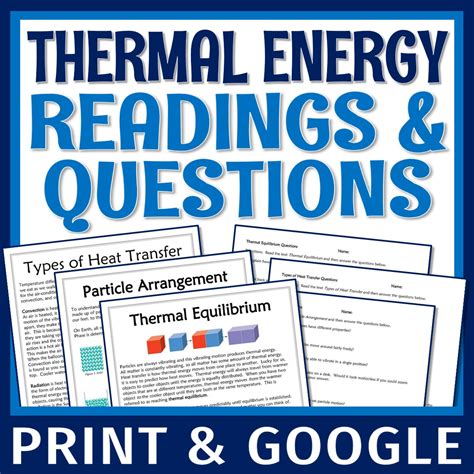 Thermal Energy And Heat Guided Answer Key PDF