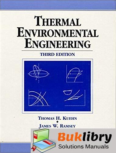 Thermal Environmental Engineering Kuehn Solutions Epub