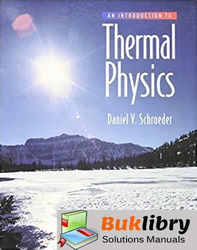 Thermal Physics Schroeder Solutions Manual Ebook Reader