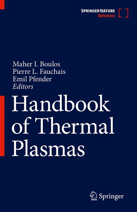 Thermal Plasmas 1st Edition Doc