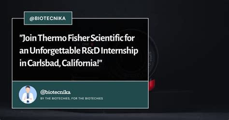 Thermo Fisher Scientific Internship: 10,000+ Opportunities for Aspiring Scientists