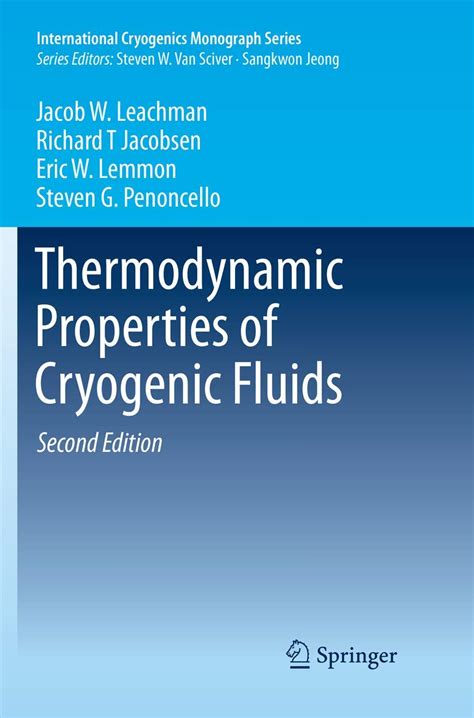 Thermodynamic Properties of Cryogenic Fluids 1st Edition PDF