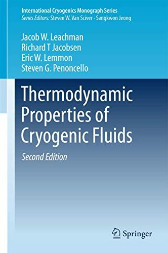 Thermodynamic Properties of Cryogenic Fluids 1st Edition PDF