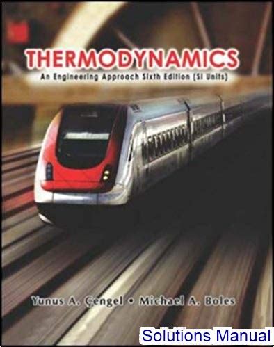 Thermodynamics An Engineering Approach 6th Edition Solution Epub