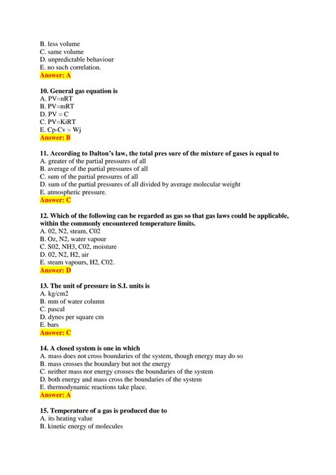 Thermodynamics Multiple Choice Questions And Answers Epub