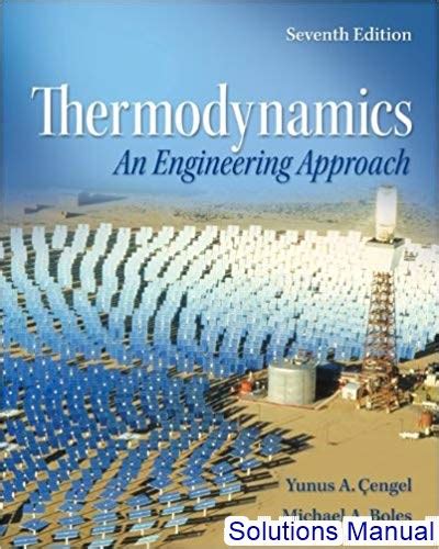 Thermodynamics Seventh Edition Solutions Manual Epub