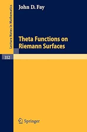 Theta Functions on Riemann Surfaces Kindle Editon