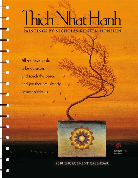 Thich Nhat Hanh 2018 Engagement Datebook Calendar PDF