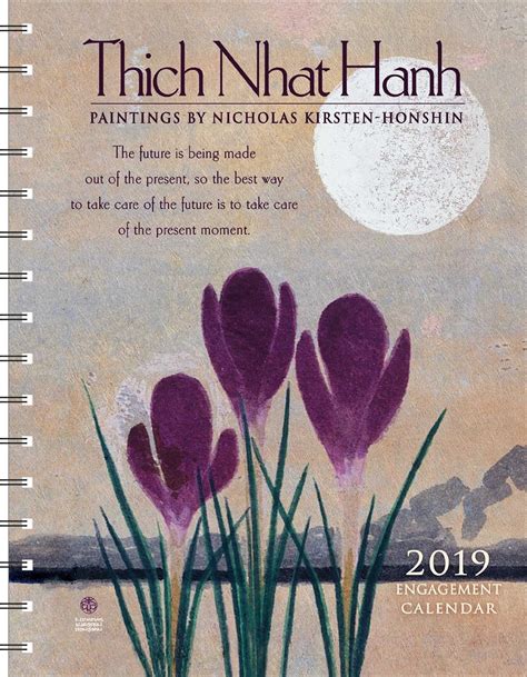 Thich Nhat Hanh 2019 Engagement Datebook Calendar Reader