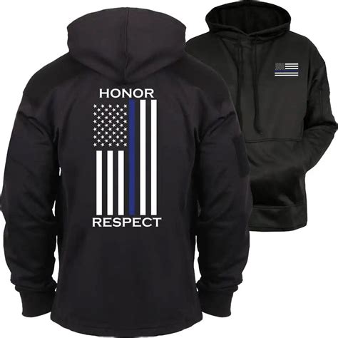 Thin Blue Line Hooded Sweatshirt: A Symbol of Support and Respect