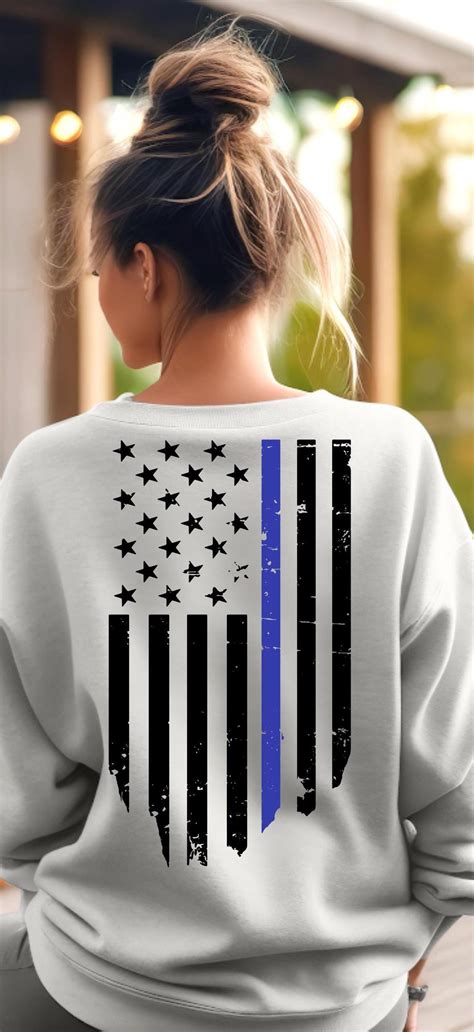 Thin Blue Line Sweatshirt: A Symbol of Support for Law Enforcement