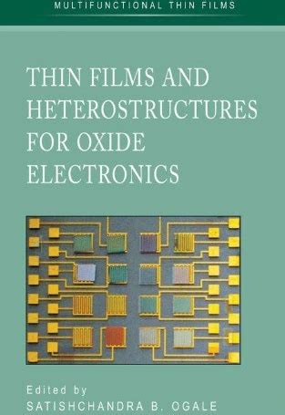 Thin Films and Heterostructures for Oxide Electronics 1st Edition PDF