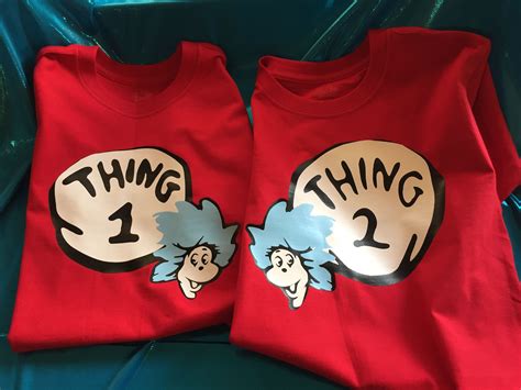 Thing 1 and Thing 2 Shirt: The Perfect Way to Express Yourself