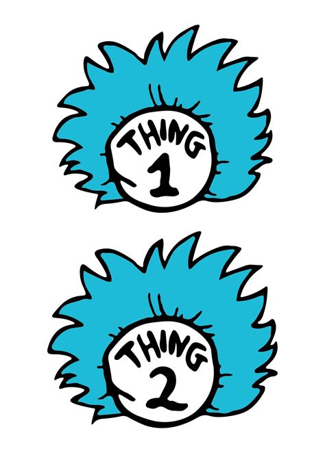 Thing 2 Printable