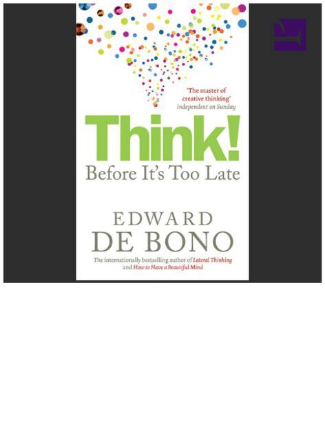 Think Before It S Too Late Pdf Kindle Editon