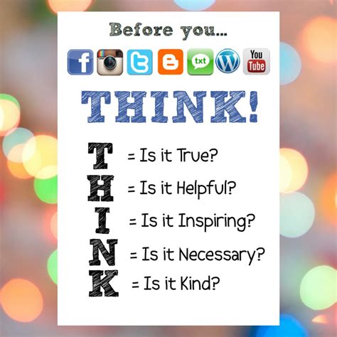 Think before you tweet: