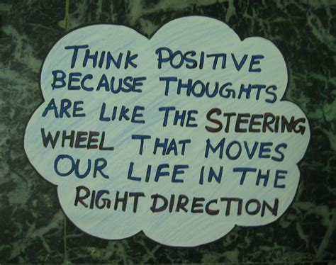 Think positive thoughts.