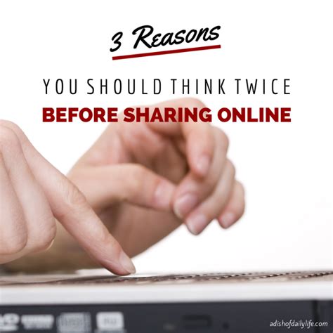 Think twice before sharing: