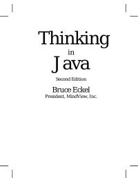 Thinking in Java 2nd Edition Kindle Editon