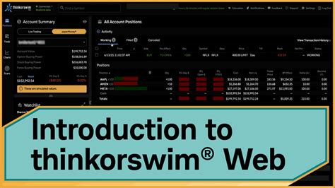 Thinkorswim Web: The Ultimate Guide for 2025 and Beyond