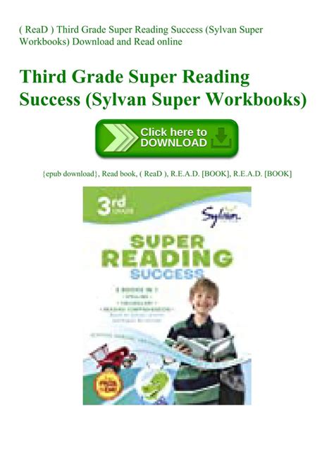 Third Grade Super Reading Success PDF