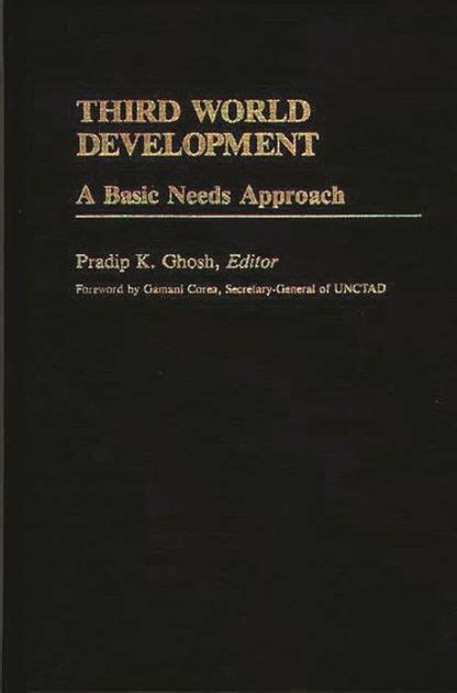 Third World Development A Basic Needs Approach Epub