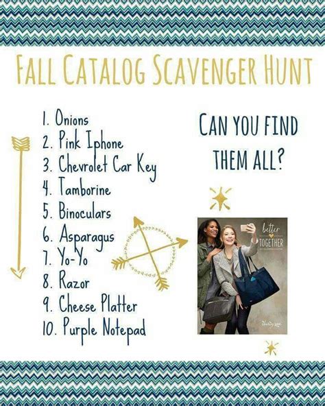 Thirty-one Fall 2018 Catalog Scavenger Hunt