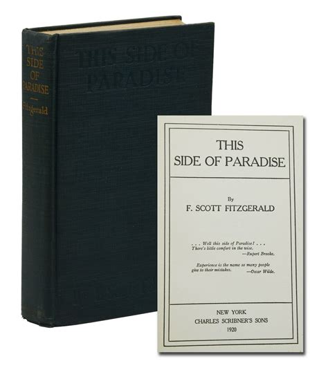 This Side Of ParadiseEarly Printing Kindle Editon