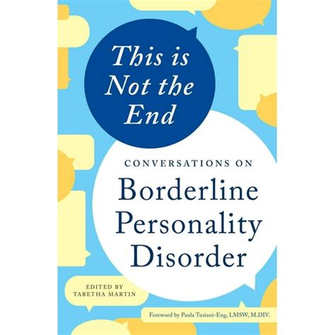 This is Not the End Conversations on Borderline Personality Disorder PDF