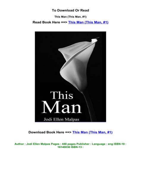 This man by jodi ellen malpas free pdf PDF