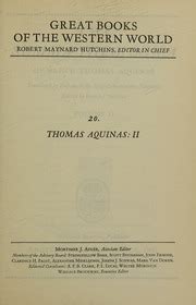 Thomas Aquinas II The Summa Theologica Vol 2 Britannica Great Books 20 Kindle Editon