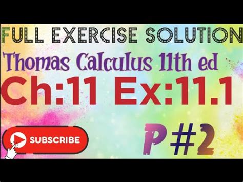 Thomas Calculus 11th Edition Solution Ch 2 Epub