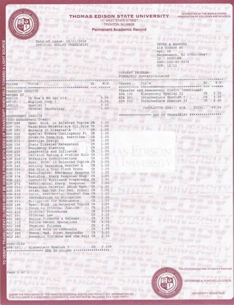 Thomas Edison State University Transcript: A Complete Guide