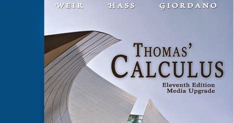 Thomas Finney Calculus Solution Of 11th Edition Reader