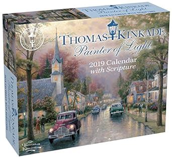 Thomas Kinkade Painter of Light with Scripture 2019 Day-to-Day Calendar Doc