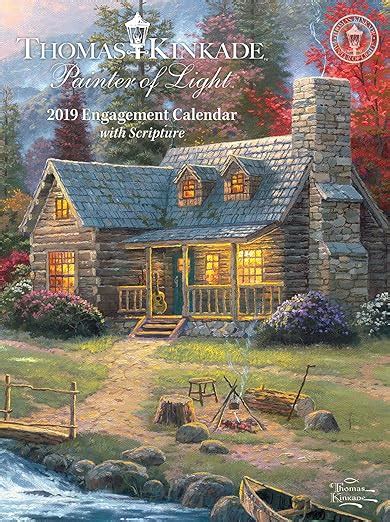 Thomas Kinkade Painter of Light with Scripture 2019 Engagement Calendar Kindle Editon