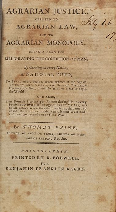 Thomas Paine on Louis XVI of France Decline of the English System of Finance and Agrarian Justice Illustrated PDF