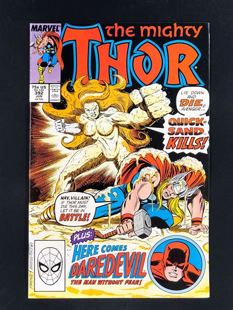 Thor 392 1st Appearance of Quicksand-Daredevil Appearance  Doc