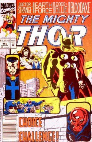 Thor 456 Doctor Strange Bloodaxe Earth Force and Code Blue Appearance  Epub