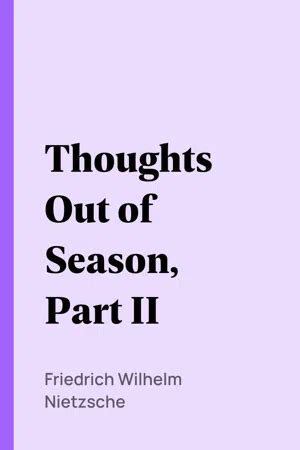 Thoughts Out of Season Part II Volume 2 PDF